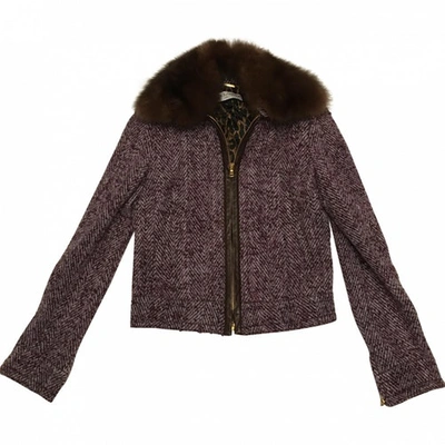 Pre-owned Dolce & Gabbana Wool Jacket In Purple