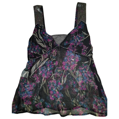 Pre-owned Alessandro Dell'acqua Silk Camisole In Multicolour