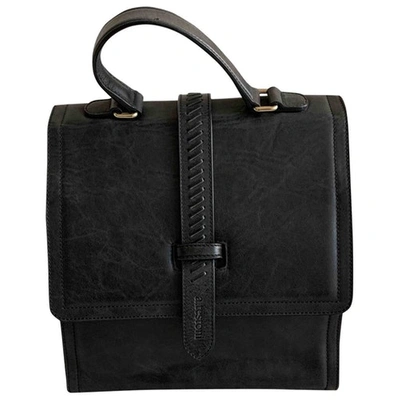 Pre-owned A. Testoni' Grey Leather Handbag