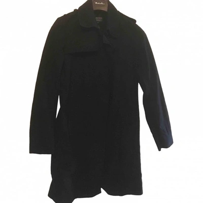 Pre-owned Polo Ralph Lauren Trench Coat In Black