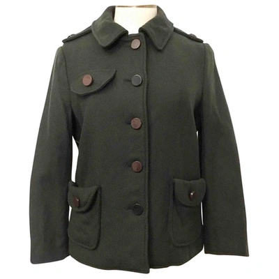 Pre-owned See By Chloé Wool Jacket In Green