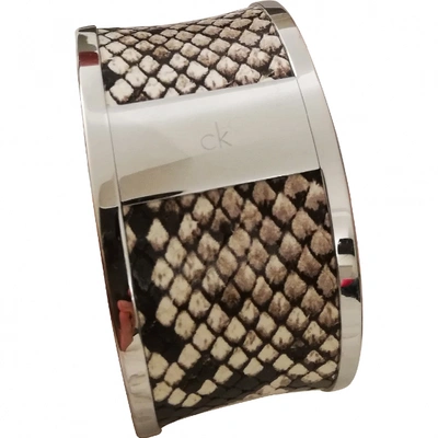 Pre-owned Calvin Klein Steel Bracelet In Other