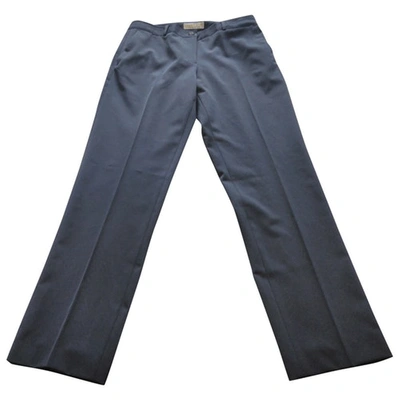 Pre-owned Michael Kors Trousers In Navy