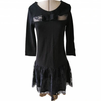 Pre-owned Sandro Dress In Black