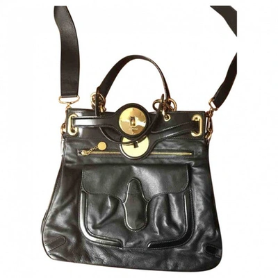 Pre-owned Balenciaga Leather Handbag In Black