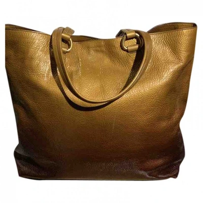 Pre-owned Prada Patent Leather Tote In Other