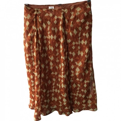 Pre-owned Alberta Ferretti Silk Mid-length Skirt In Multicolour