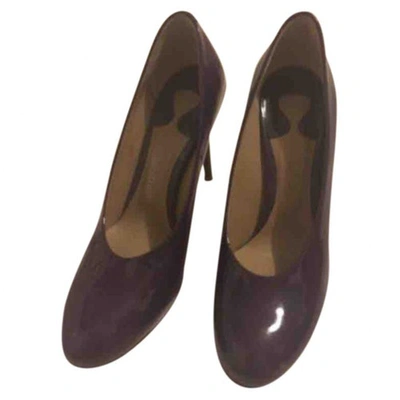 Pre-owned Chloé Patent Leather Heels In Purple