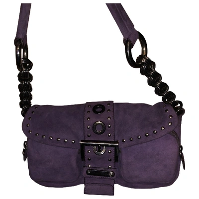 Pre-owned Prada Handbag In Purple