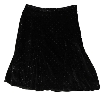Pre-owned Marc Jacobs Velvet Mid-length Skirt In Black