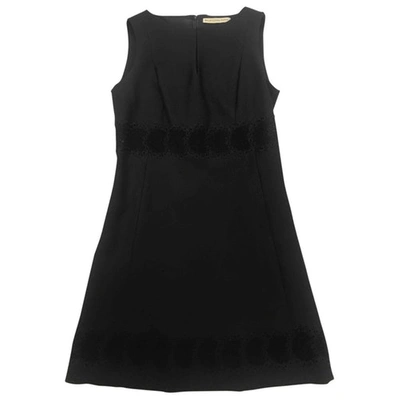 Pre-owned Balenciaga Wool Mini Dress In Black