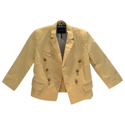 Pre-owned Isabel Marant Yellow Denim - Jeans Jacket
