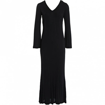 Pre-owned Alberta Ferretti Mid-length Dress In Black