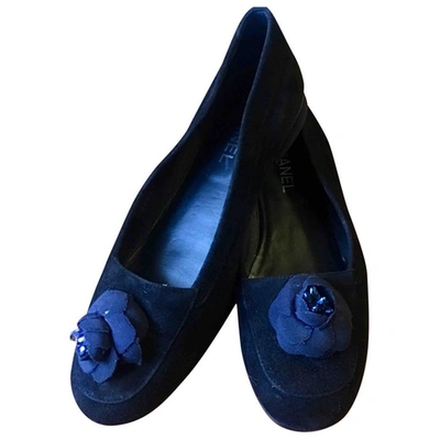 Pre-owned Chanel Ballet Flats In Black