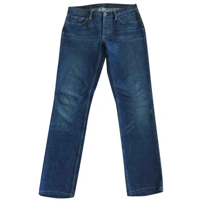 Pre-owned Ralph Lauren Blue Cotton - Elasthane Jeans