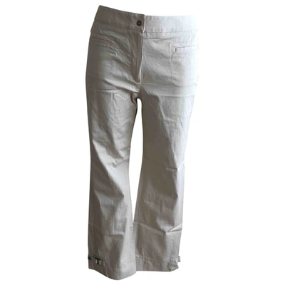 Pre-owned Gerard Darel Short Pants In Ecru