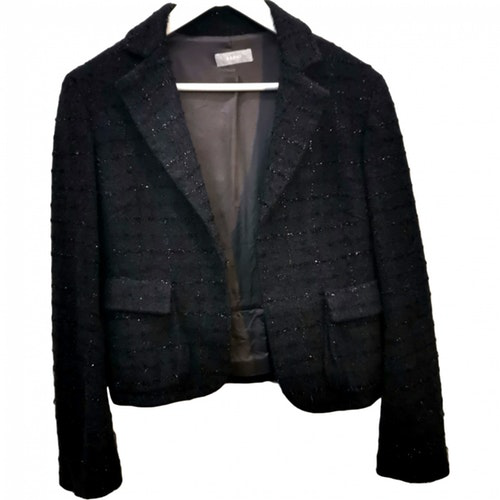 Pre-Owned Nicole Farhi Black Wool Jacket | ModeSens