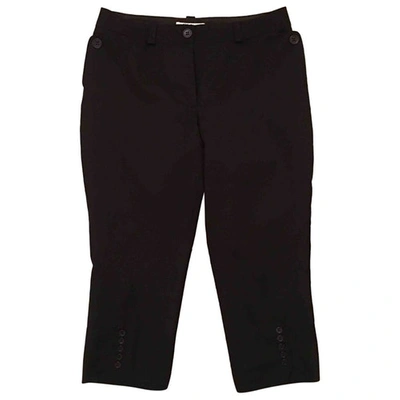 Pre-owned Chloé Wool Short Pants In Black