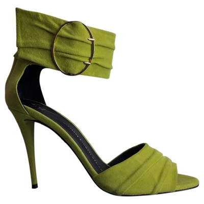 Pre-owned Giuseppe Zanotti Sandals In Green