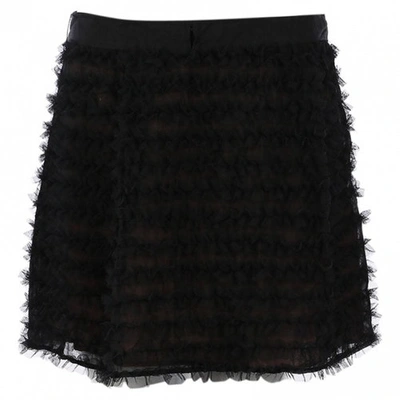 Pre-owned By Malene Birger Mini Skirt In Black
