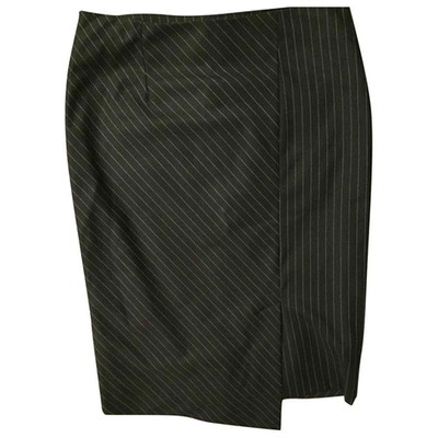 Pre-owned Cerruti 1881 Mid-length Skirt In Anthracite