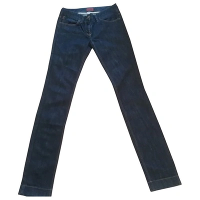 Pre-owned Missoni Slim Jeans In Blue