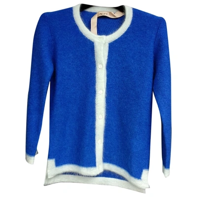 Pre-owned N°21 Wool Cardigan In Blue