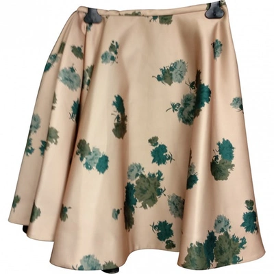 Pre-owned N°21 Mid-length Skirt In Ecru