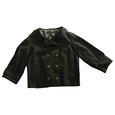 Pre-owned Marc By Marc Jacobs Silk Jacket In Black