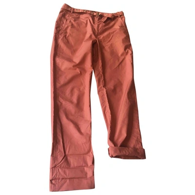 Pre-owned Isabel Marant Straight Pants In Pink