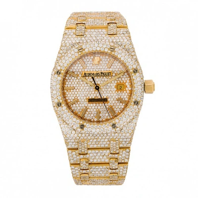 Pre-owned Audemars Piguet Royal Oak Lady Yellow Yellow Gold Watches