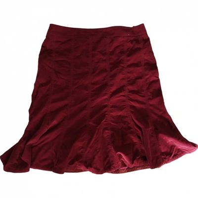 Pre-owned Marella Mid-length Skirt In Red