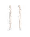 ALEXIS BITTAR TWISTED LINEAR PAVE POST EARRINGS,PROD225860080