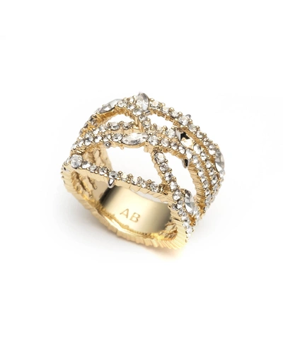 Alexis Bittar Pave Orbiting Ring In Silver/gold