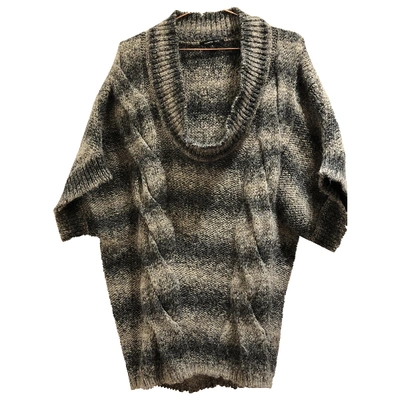 Pre-owned Patrizia Pepe Wool Jumper In Grey