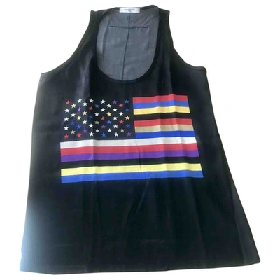 Pre-owned Givenchy Silk Vest In Black