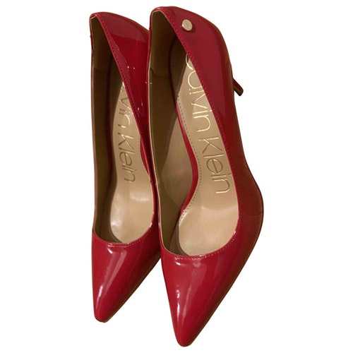 calvin klein red heels