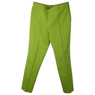 Pre-owned Moschino Cheap And Chic Straight Pants In Green