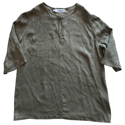 Pre-owned Valentino Silk T-shirt In Other