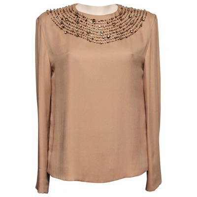 Pre-owned Chloé Beige Silk Top