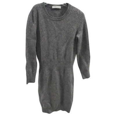 Pre-owned See By Chloé Wool Mid-length Dress In Grey