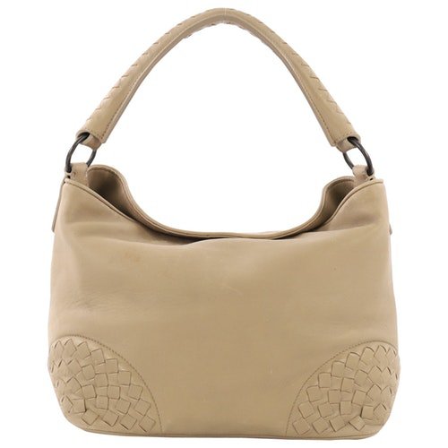 Pre-Owned Bottega Veneta Brown Leather Handbag | ModeSens