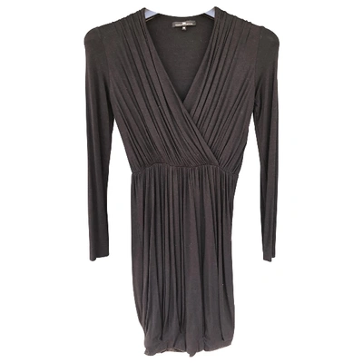 Pre-owned Elisabetta Franchi Mid-length Dress In Black