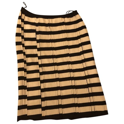 Pre-owned Chanel Cashmere Mid-length Skirt In Other