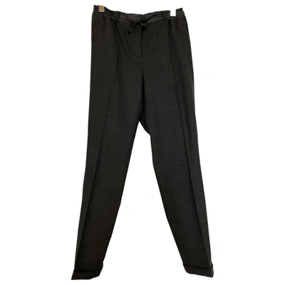 Pre-owned Max & Moi Straight Pants In Anthracite