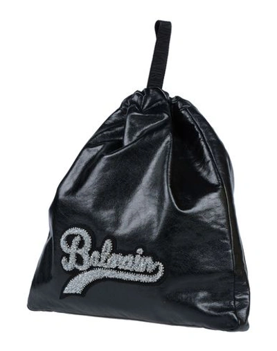 Balmain Backpack & Fanny Pack In Black