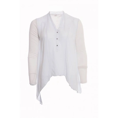 Pre-owned Helmut Lang White Viscose Top