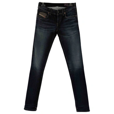 Pre-owned Diesel Slim Jeans In Blue