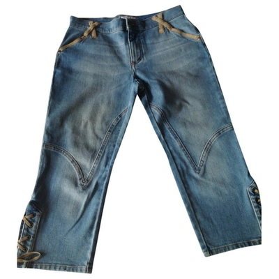 Pre-owned Blumarine Navy Denim - Jeans Jeans