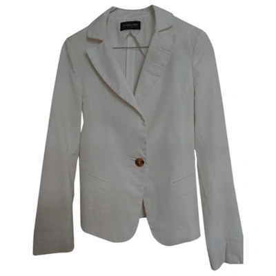 Pre-owned Patrizia Pepe White Cotton Jacket